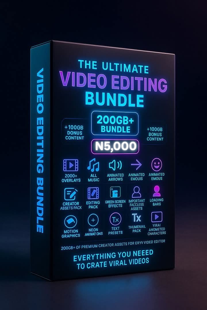 The Ultimate Video Editing Bundle – 200GB+ of Pure Creative Power